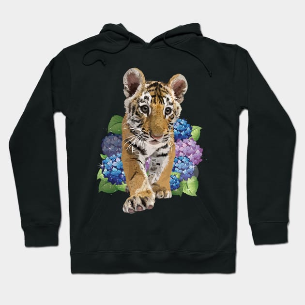 Bengal tiger Hoodie by obscurite